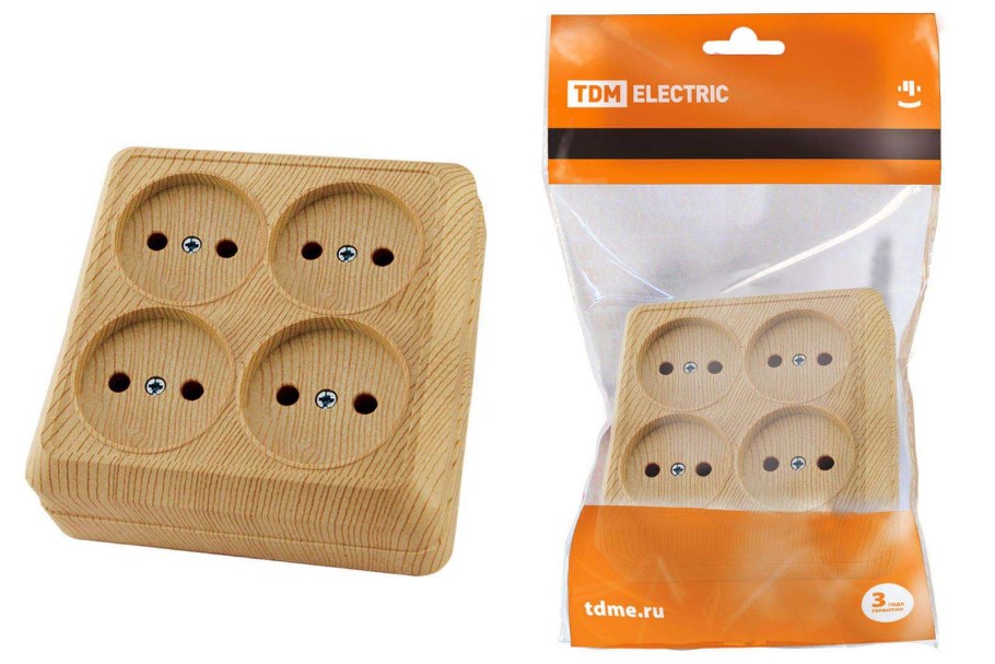 Розетка TDM Ладога sq1801-0018