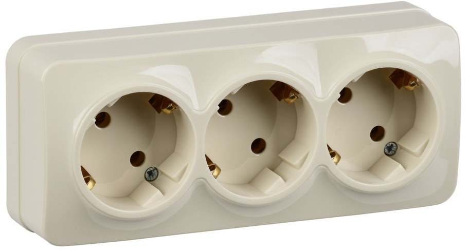 Розетки ИЭК рс10-3-КБ под дерево