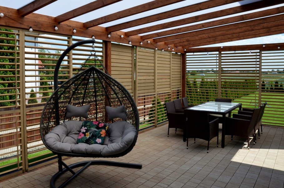 Беседка с террасой