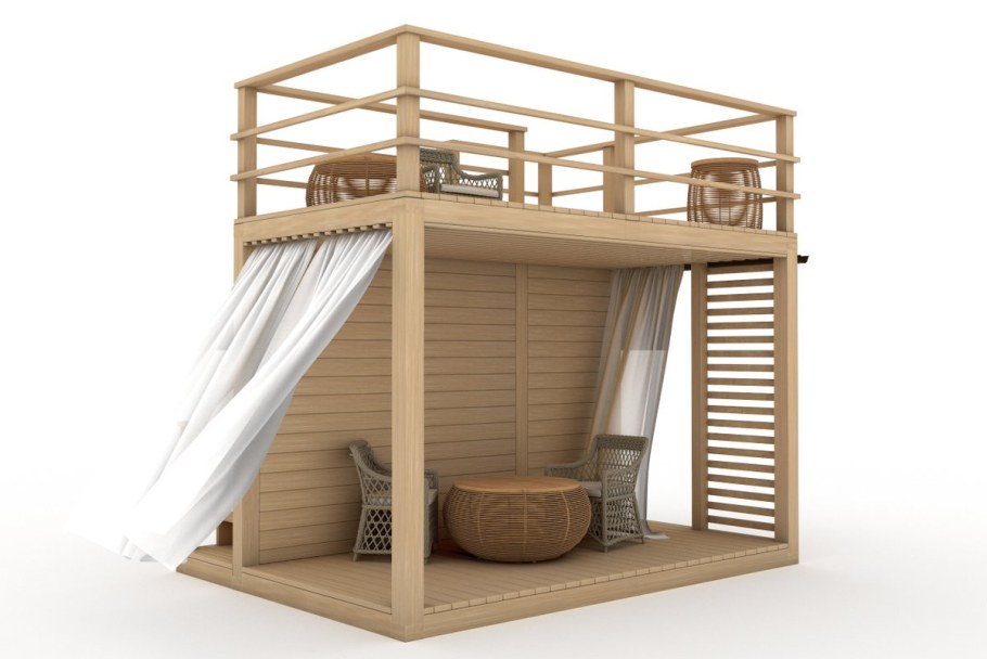 Двухэтажная беседка Duplex 30