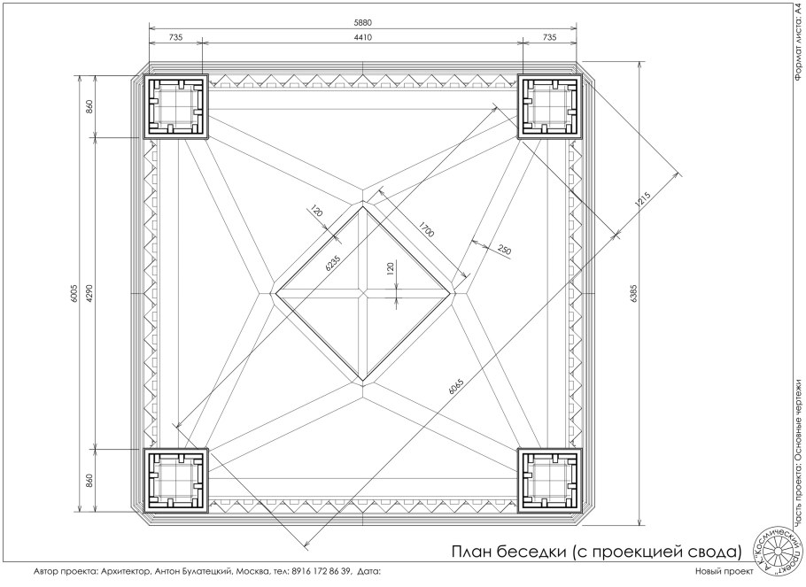 План беседок Академ прокату
