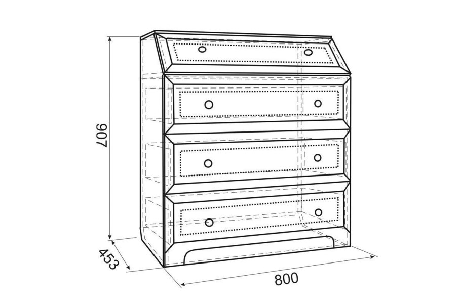 Комод Mebelson акварель