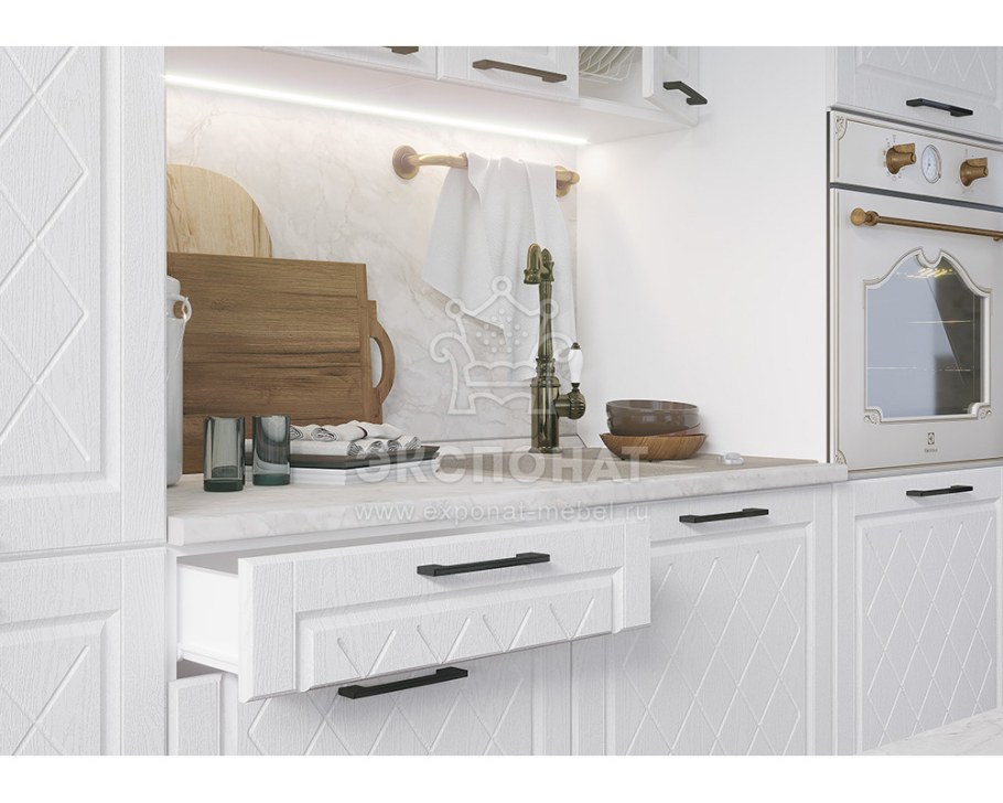 Кухня Барселона София белое дерево