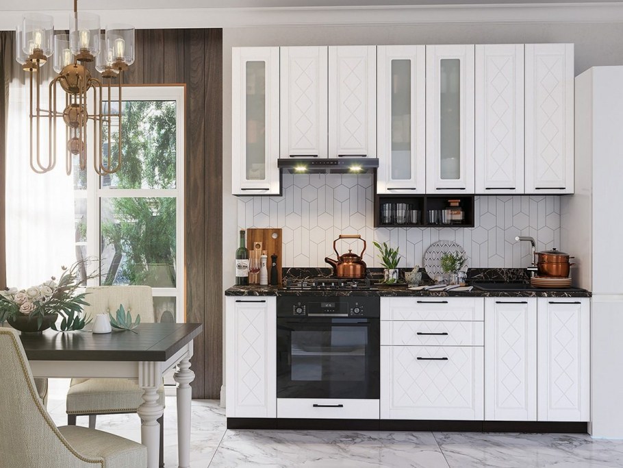 Кухня София Барселона седой клен Морское дерево