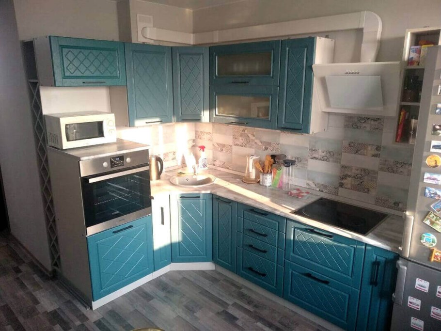 Модульная кухня Барселона ( седой клен )