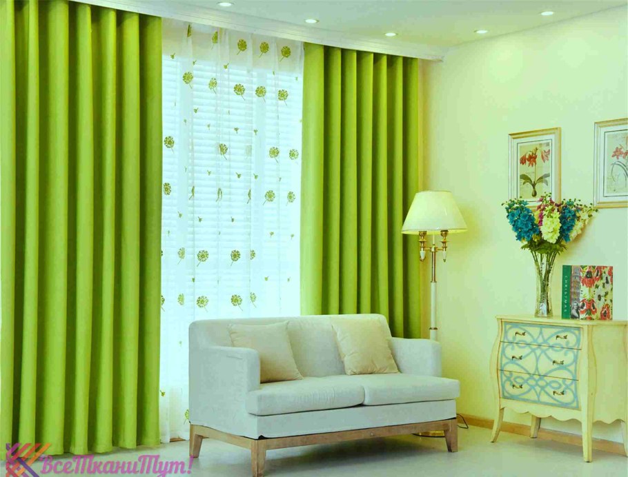 Шторы из Леруа Мерлен в интерьере