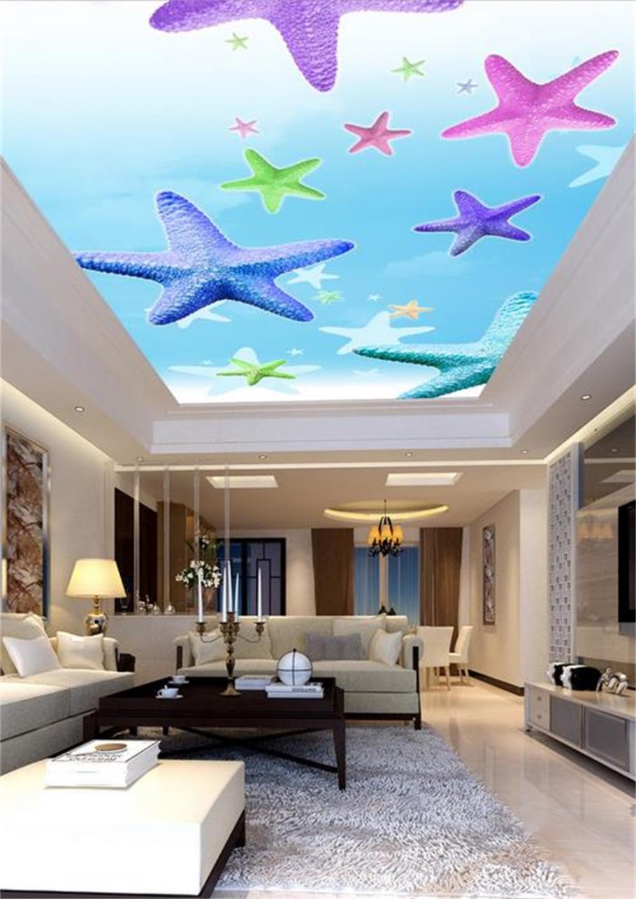 Фотопечать на потолке