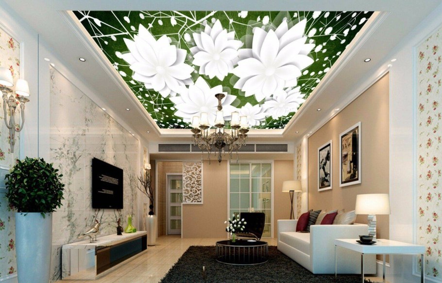 Фотообои на потолок