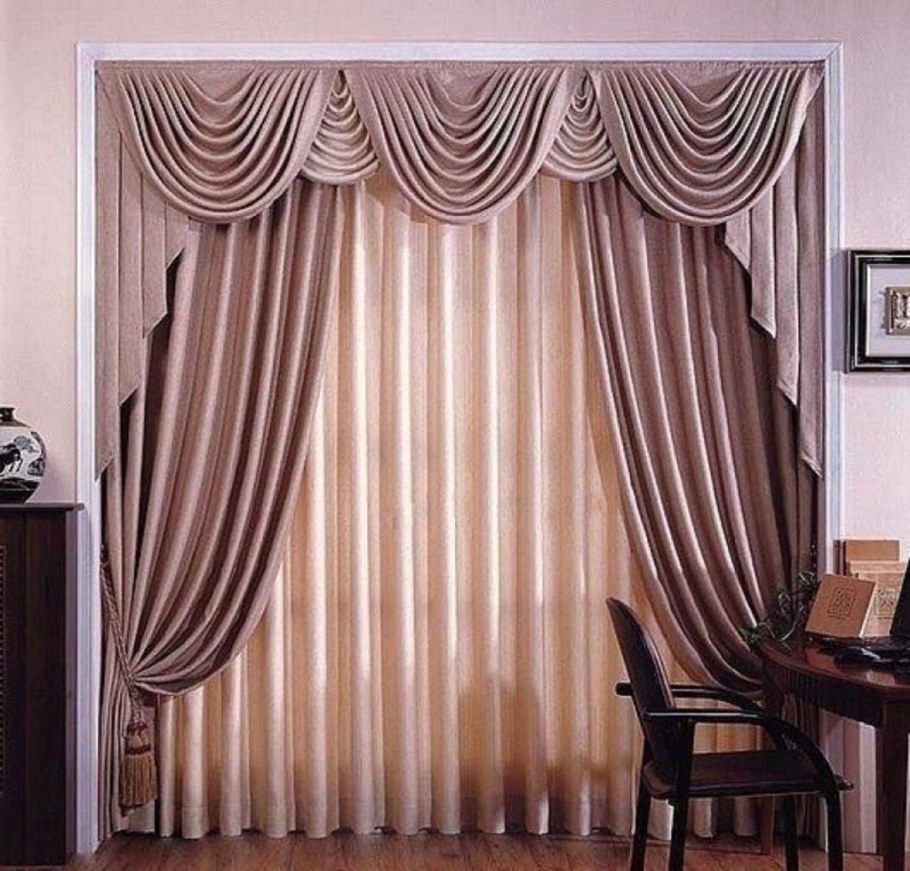 Ламбрекен в зал своими руками