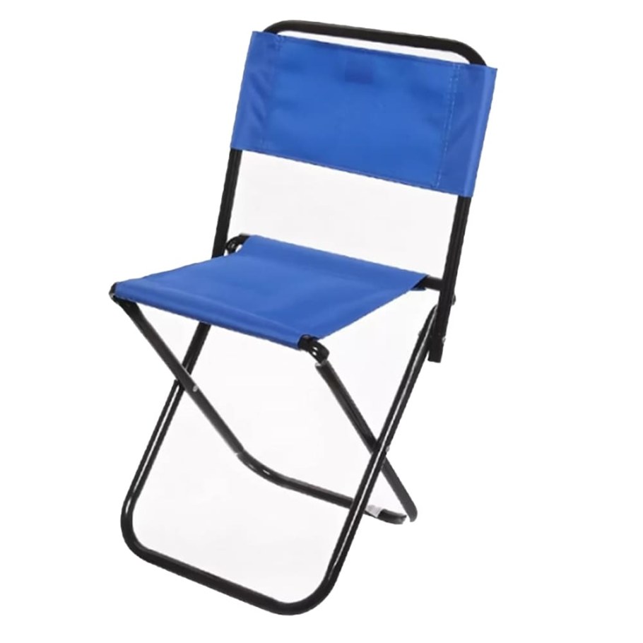 Стул складной со спинкой 35х35х58см оранжевый Ермак