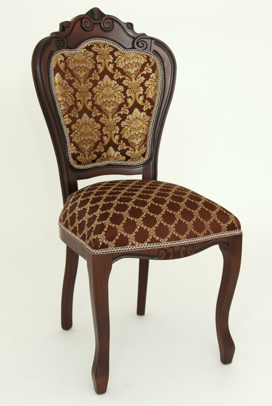 Стул "Кардинал" п/м (т-3247 матовый / андрис50/2) патина черная