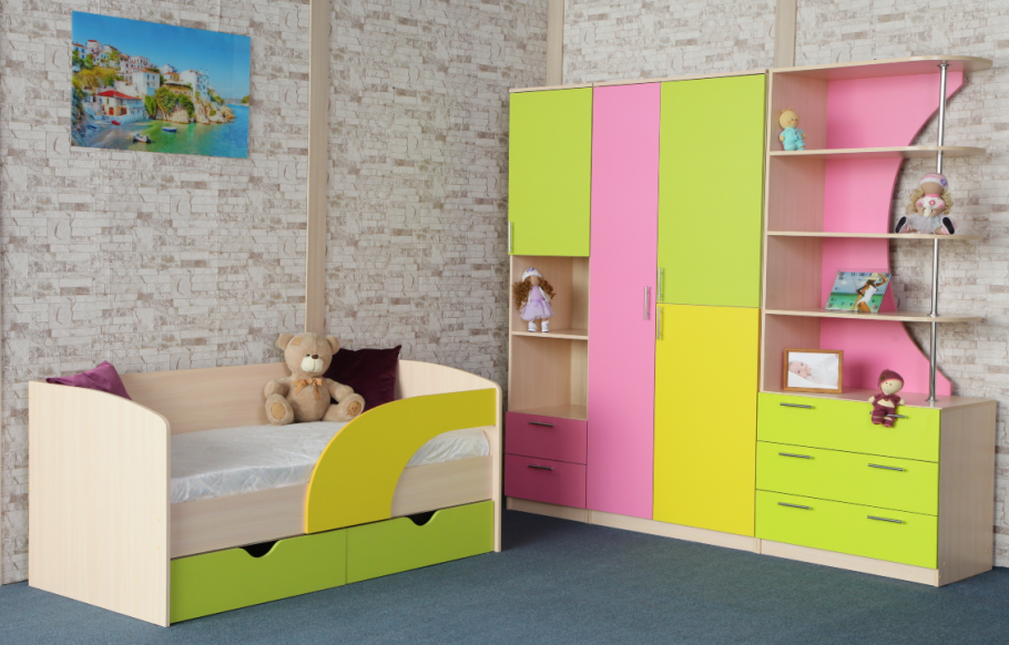 Детская модульная кровать Антошка