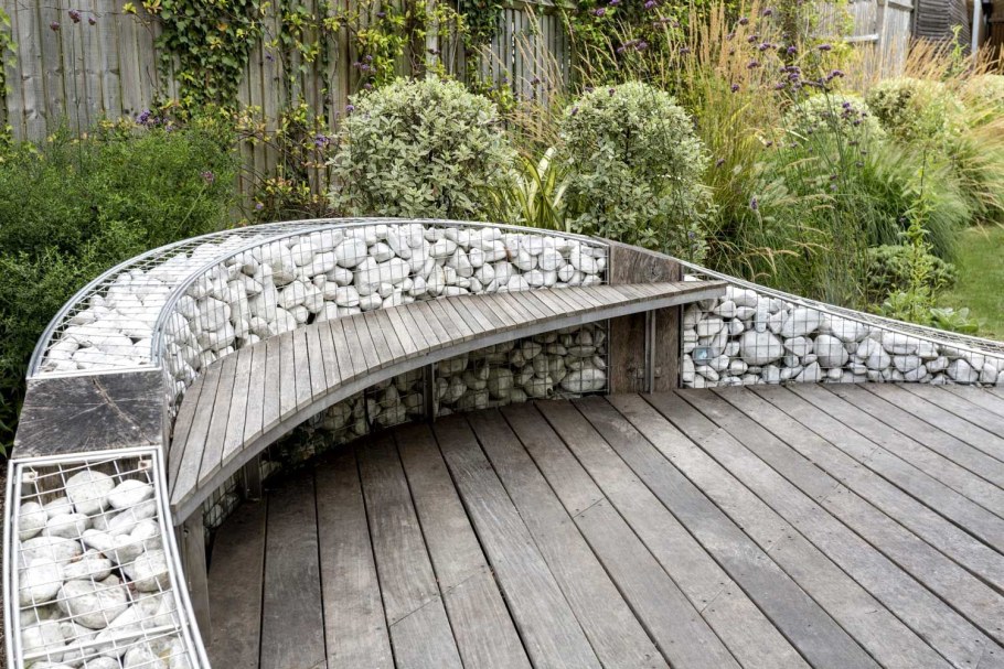 Габионы лавочки