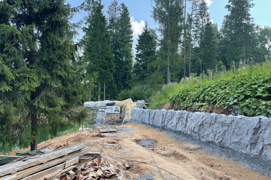 Подпорная стенка здания