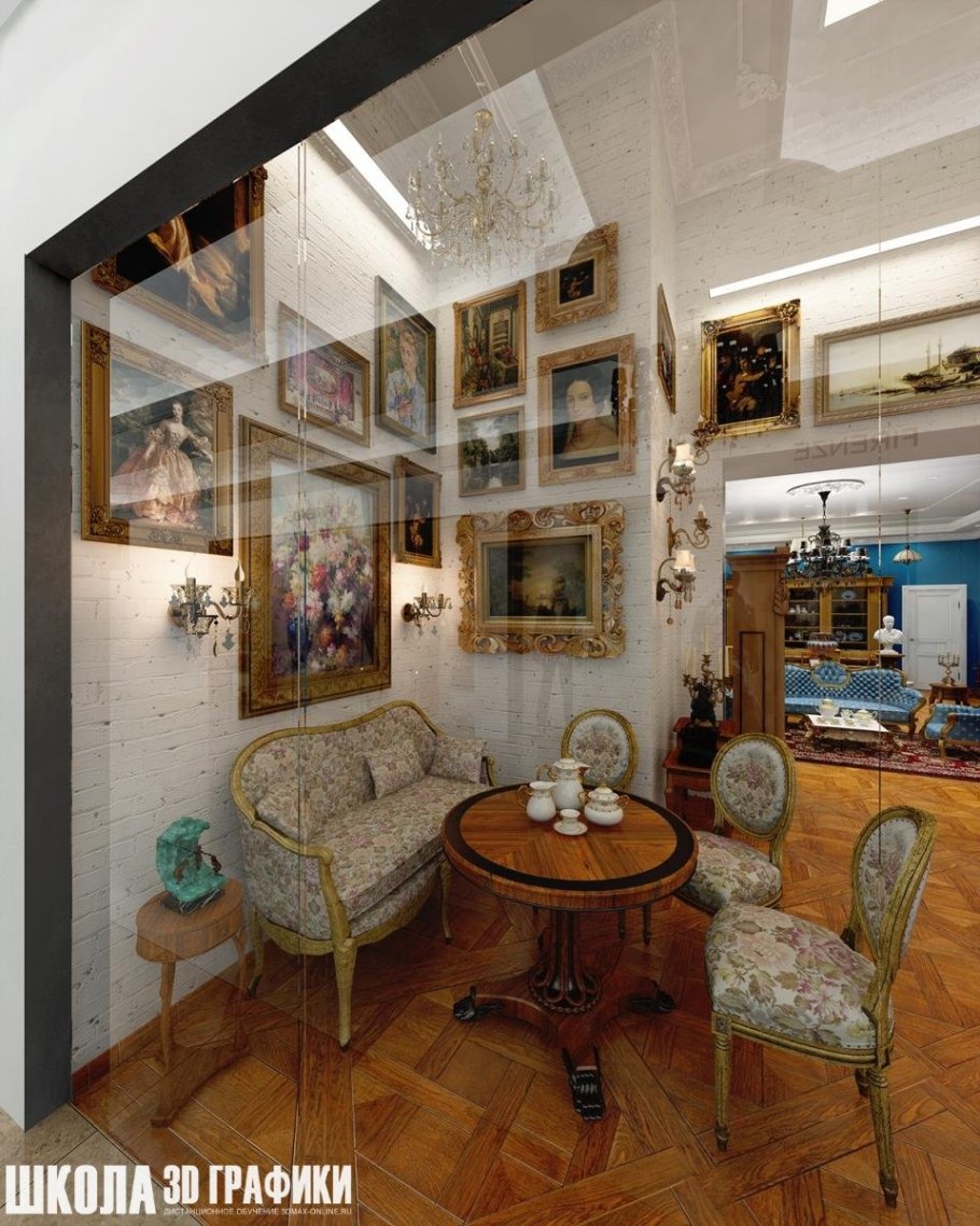 Интерьер в стиле антикварный магазин