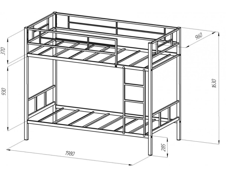 Двухъярусная кровать Севилья-2