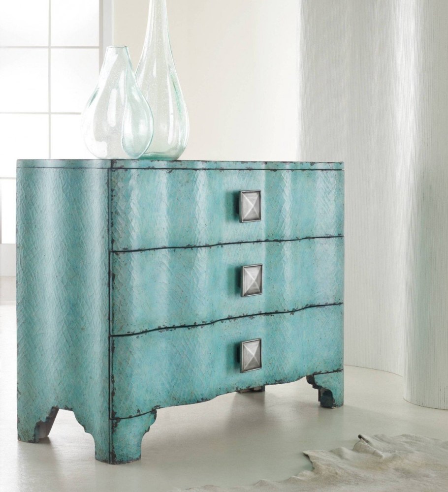 Бирюзовый комод