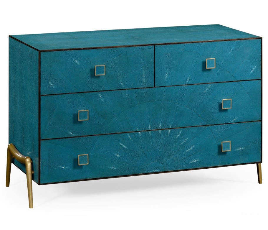 Бирюзовый комод