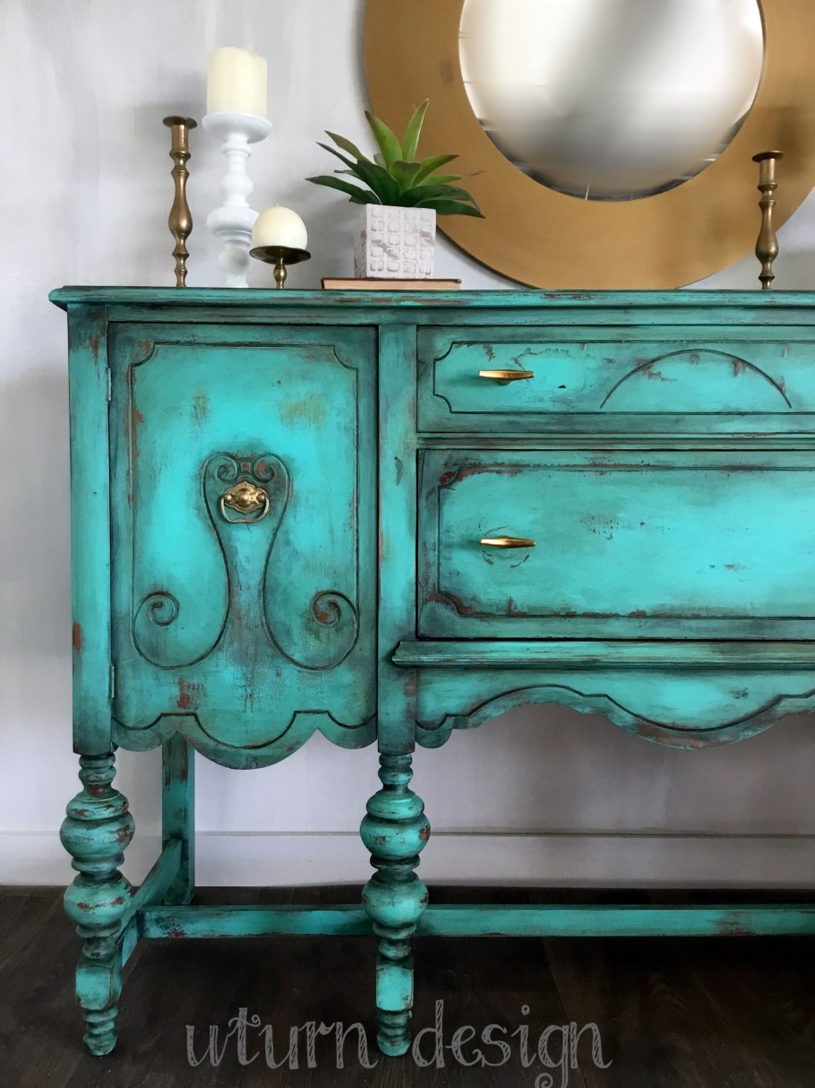 Бирюзовый буфет