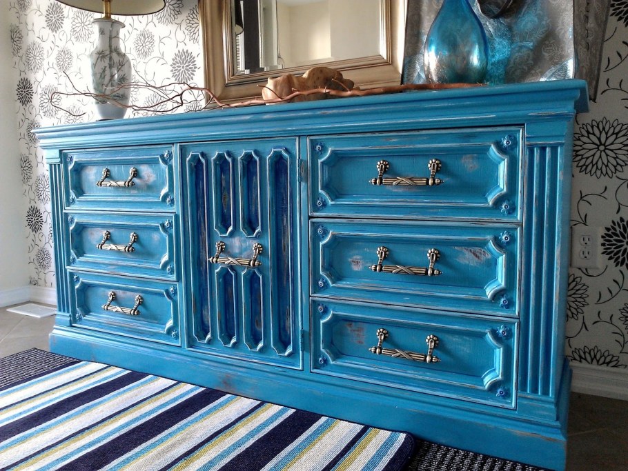 Комод бирюза