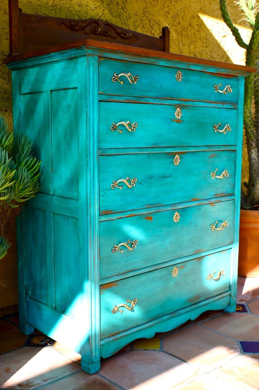 Состаренная бирюза