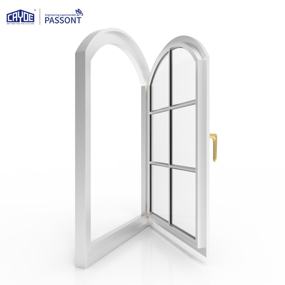 Алюминиевые окна арки