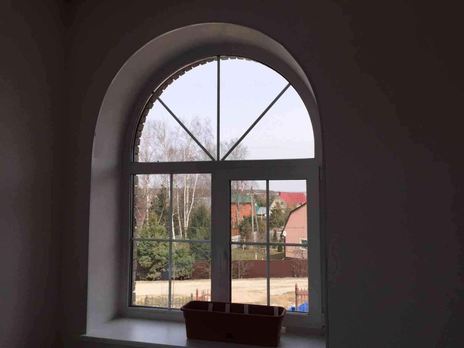 Отделка арочных окон