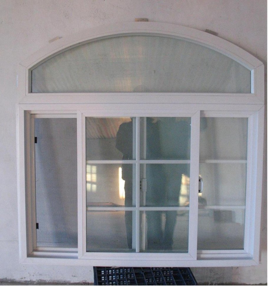 Арочные окна из алюминия