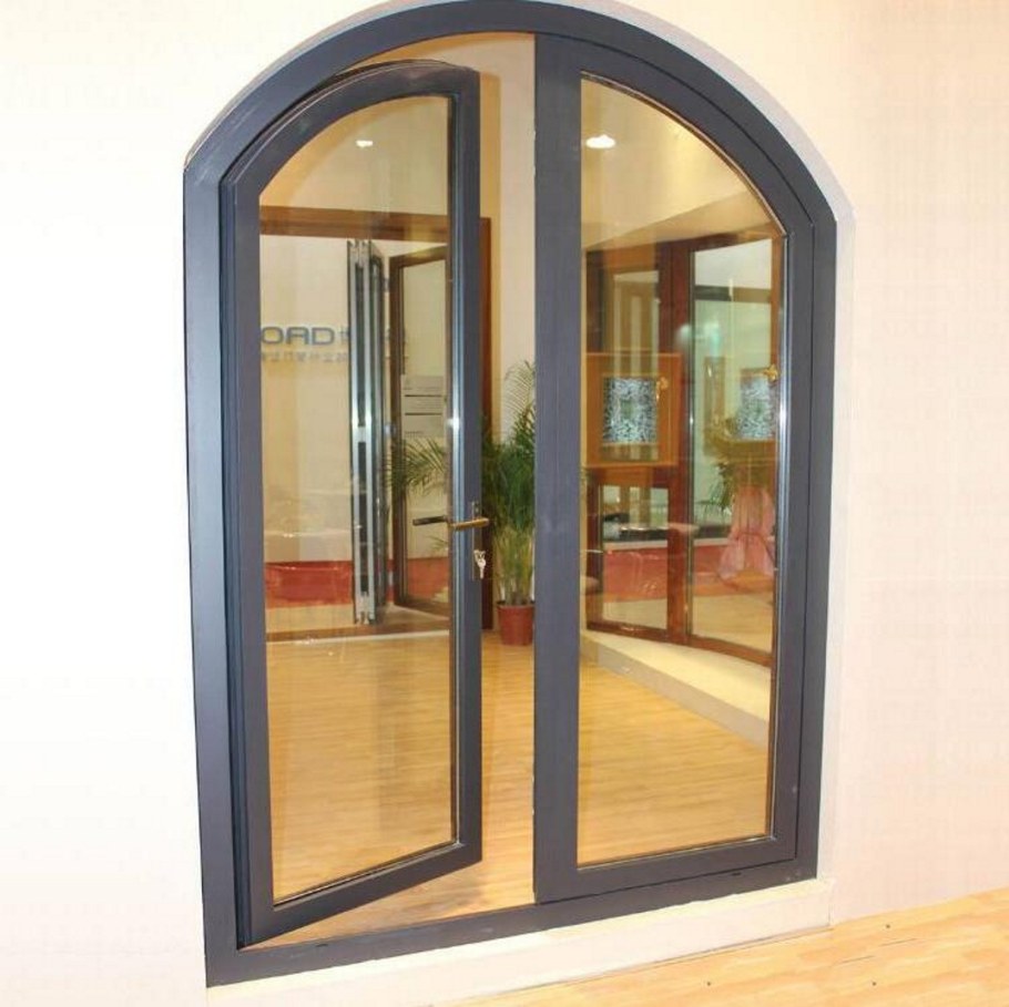 Арочные алюминиевые окна Schuco