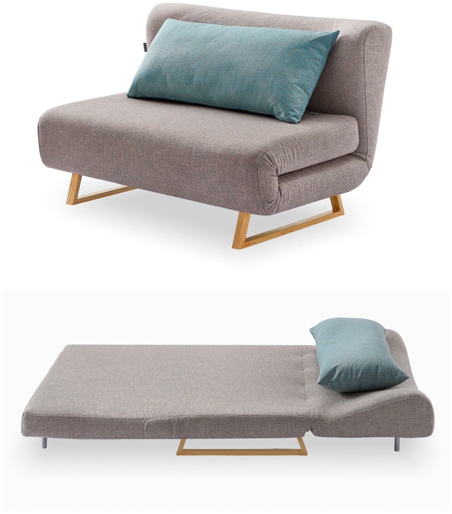 Диван-кровать Rosy 2-х местный, бежевый/мята