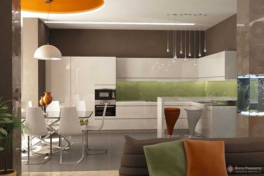 Интерьер квартиры студии 100 кв м