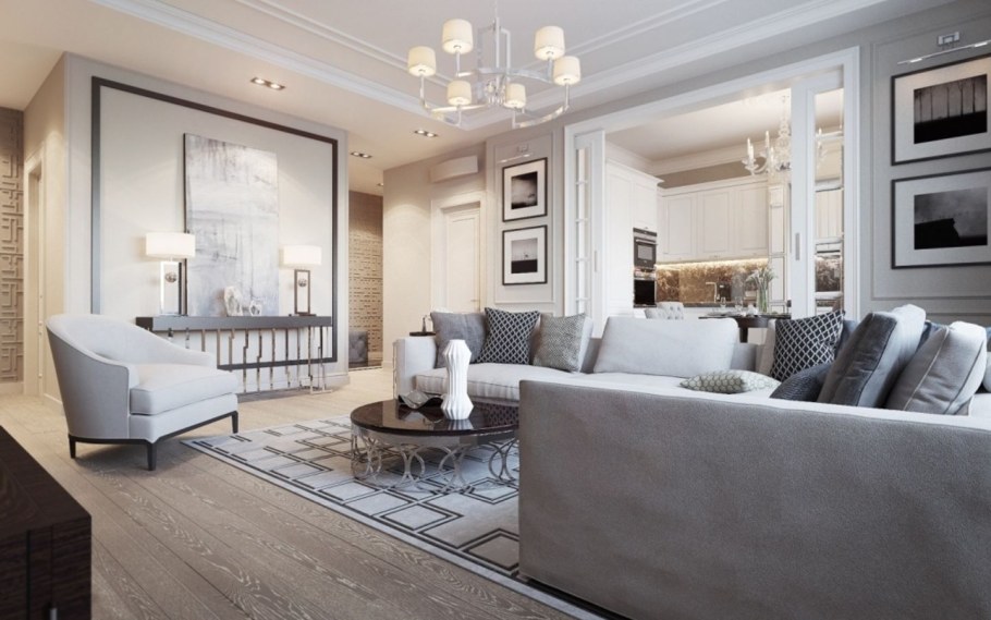 Интерьер дома 140 кв.м