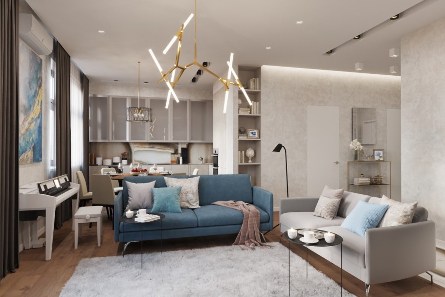 Дизайн квартиры 100 кв.м