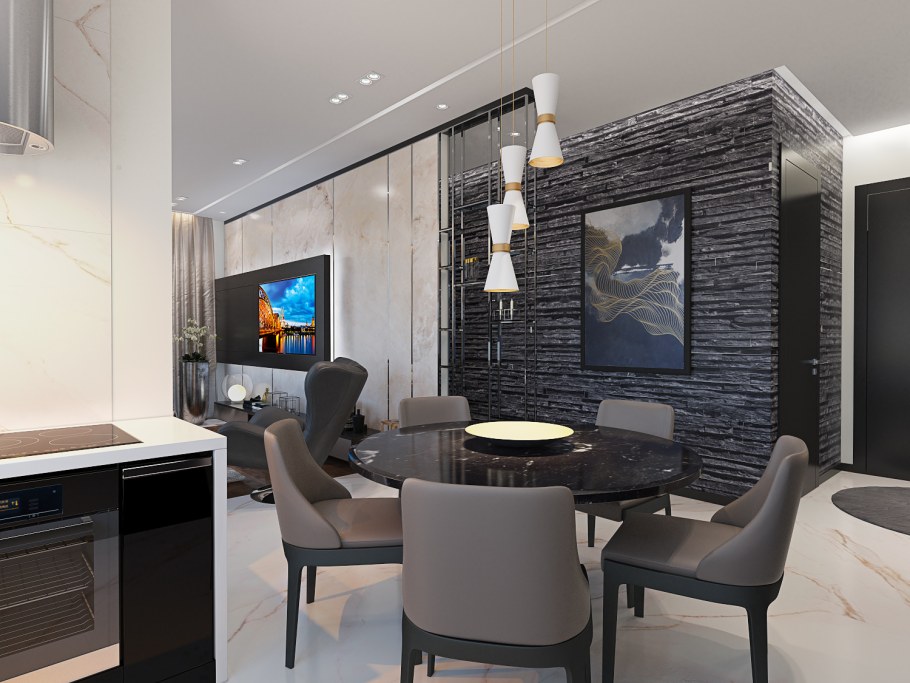 Дизайн проект квартиры 100 м2