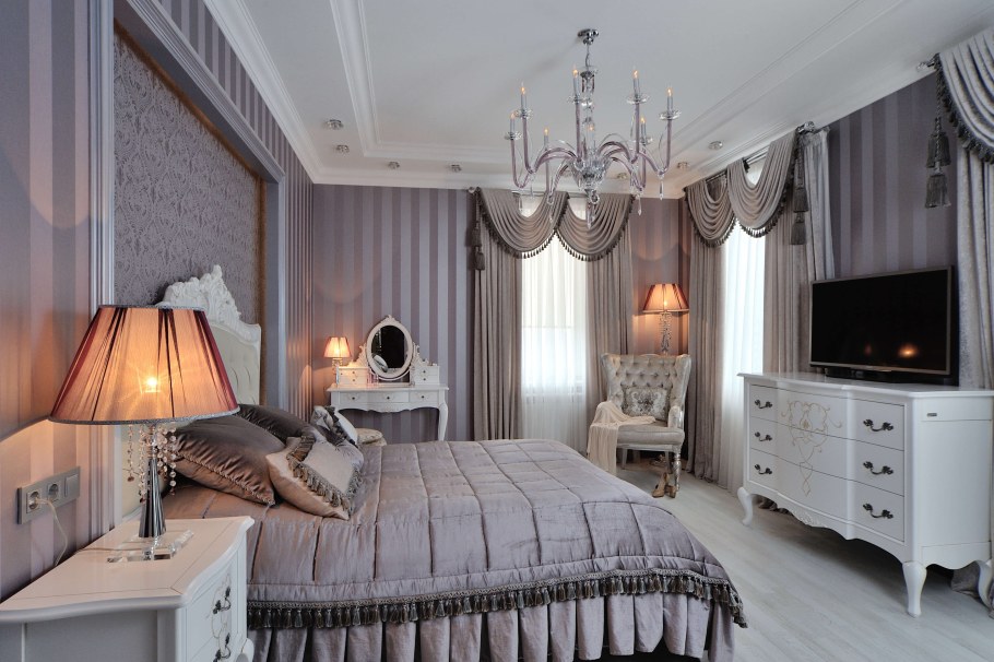 Спальня в стиле ар деко