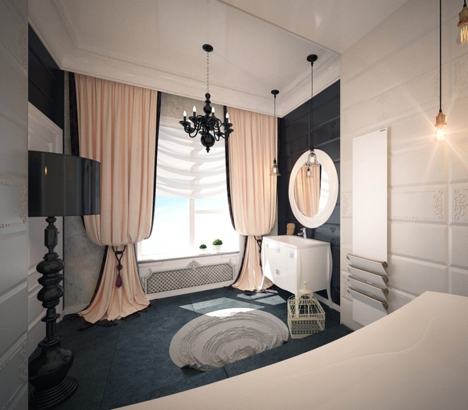 Интерьер комнаты в стиле арт деко