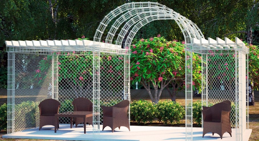Пергола из металла