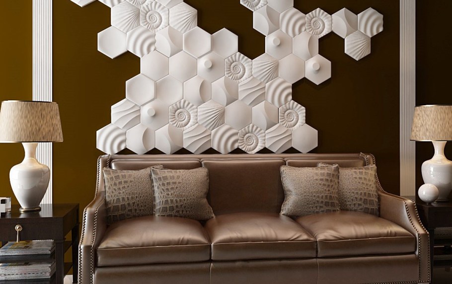 Гипсовая 3д панель «pazl»