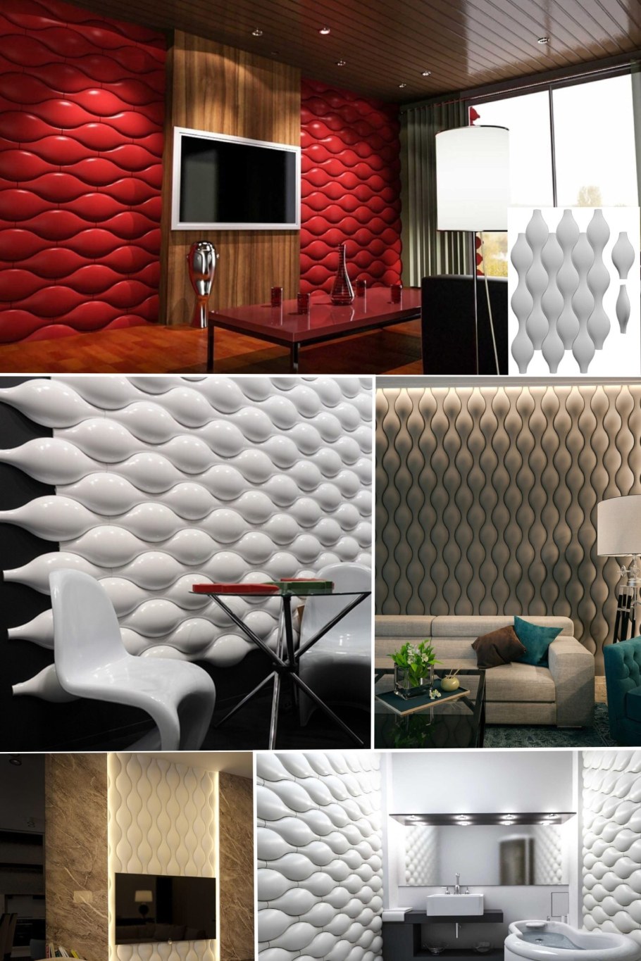 Гипсовая 3д панель «Stoun»