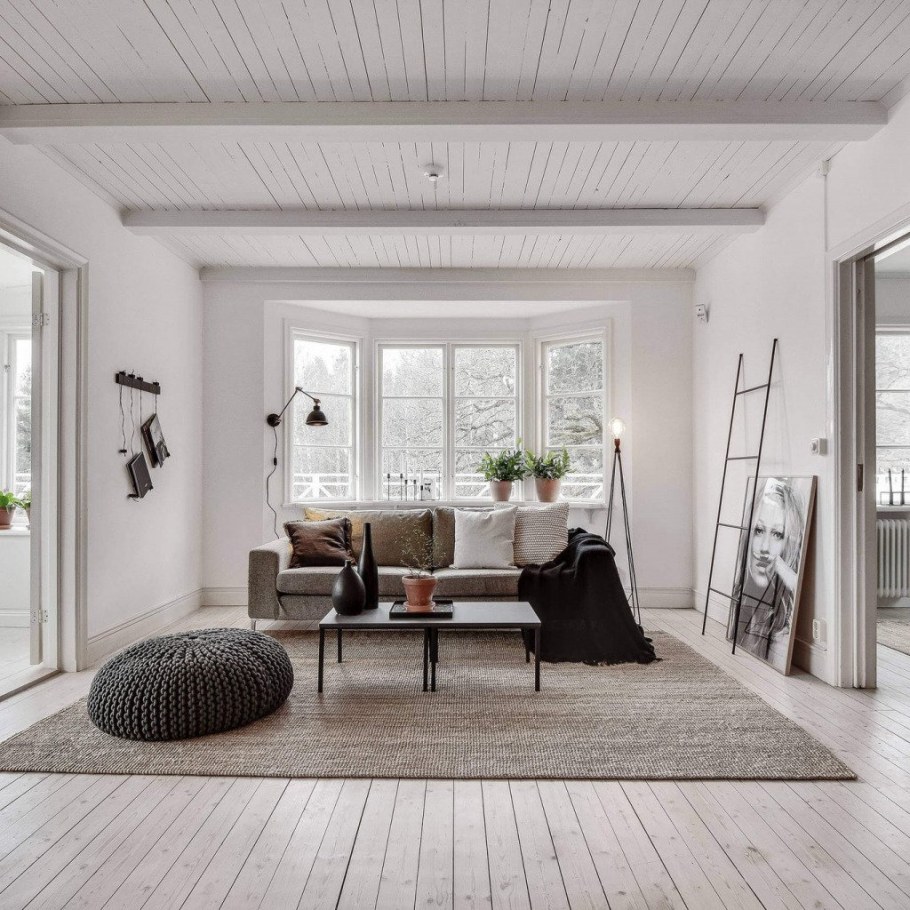 Пол в стиле Сканди