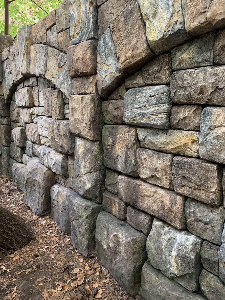 Арт бетон забор