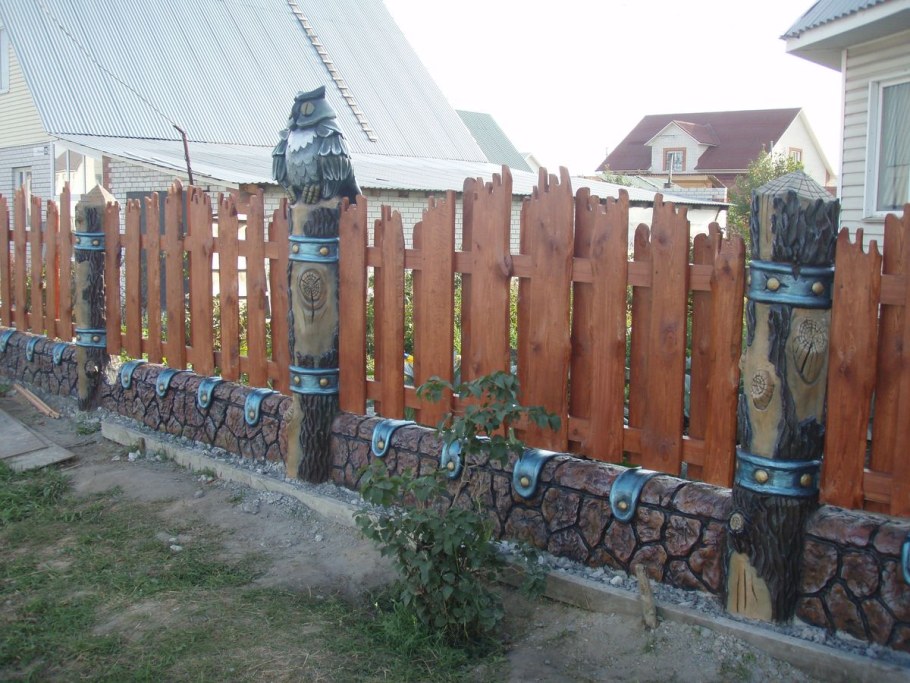 Забор из артбетона Колесникова