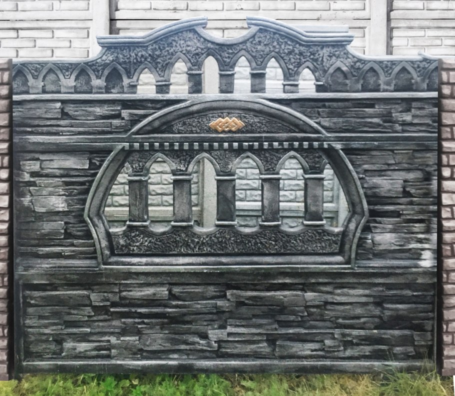 Бетонный забор Бориса