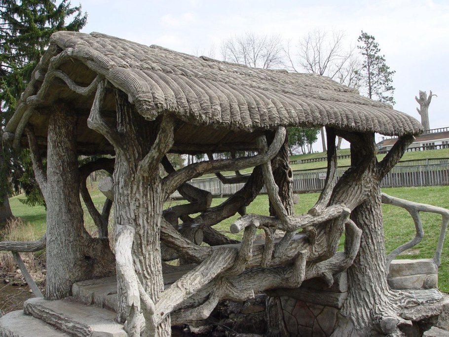 Беседка из артбетона