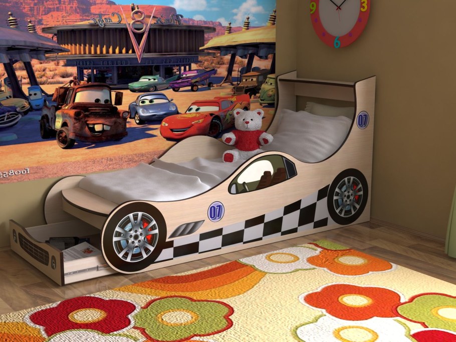 Детская кровать самолет СЛАВМЕБЕЛЬ