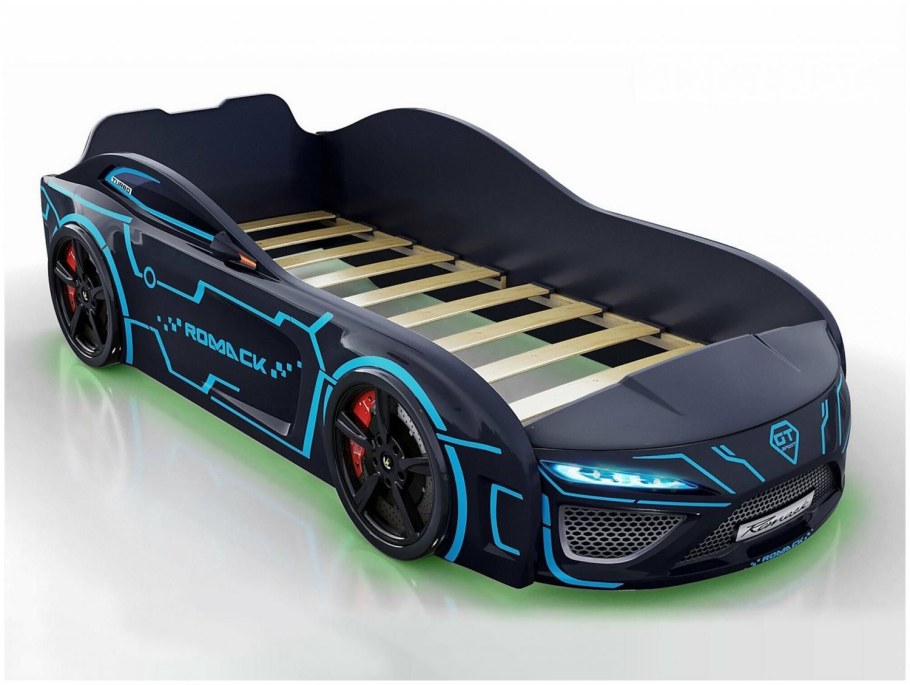 Кровать машина Дример неон