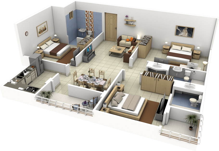 Floorplan 3d проекты