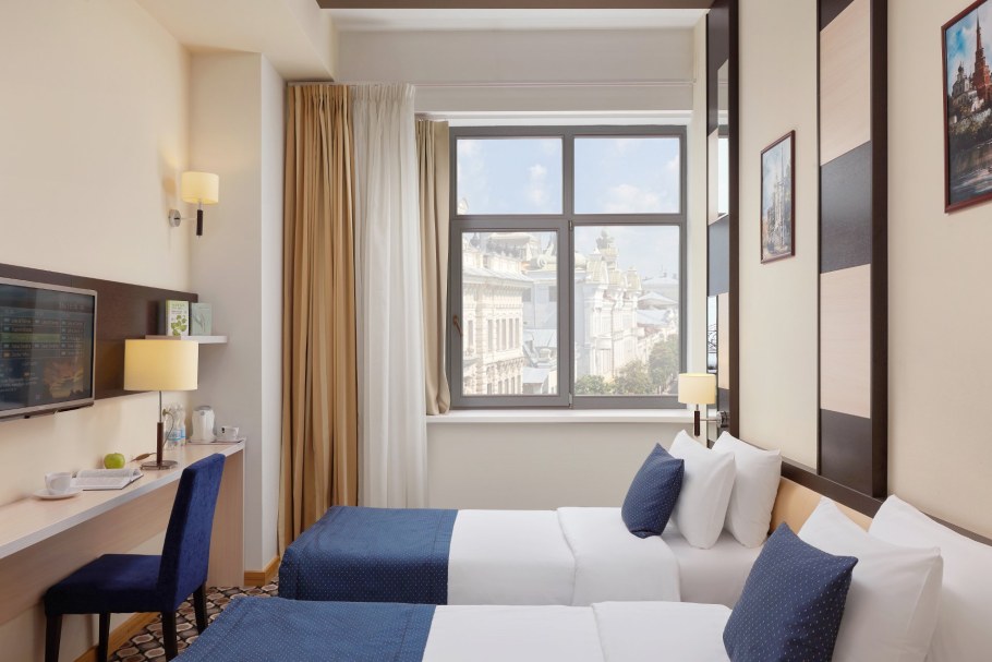 Станд. Twin (вид на море), корп. салют 2-мест.