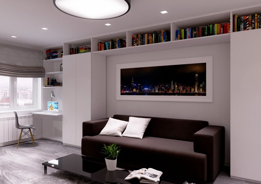 Студия из однокомнатной хрущевки 30 кв.м