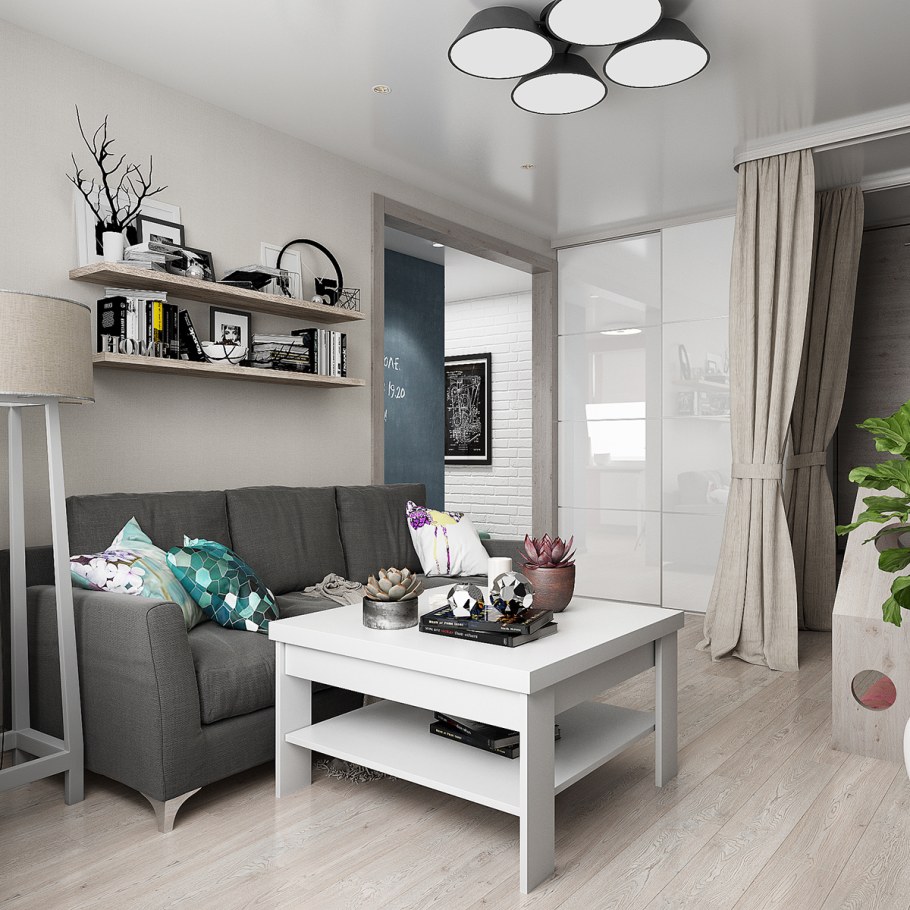 Дизайн однокомнатной хрущевки